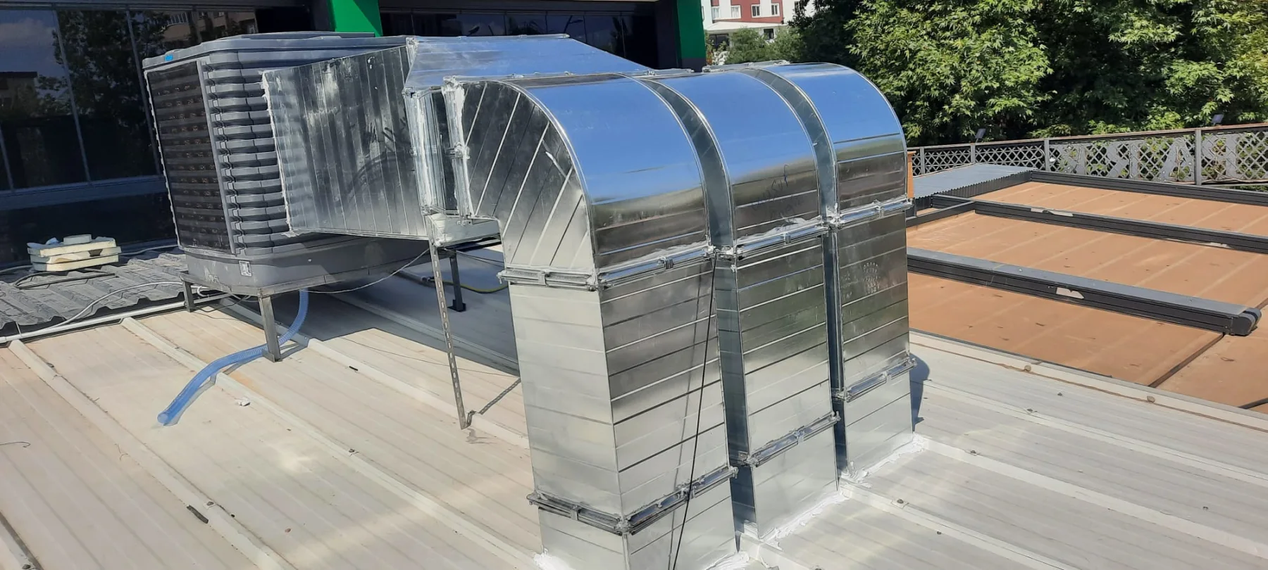 Çatı Kanal Bağlantılı Evaporatif Soğutma